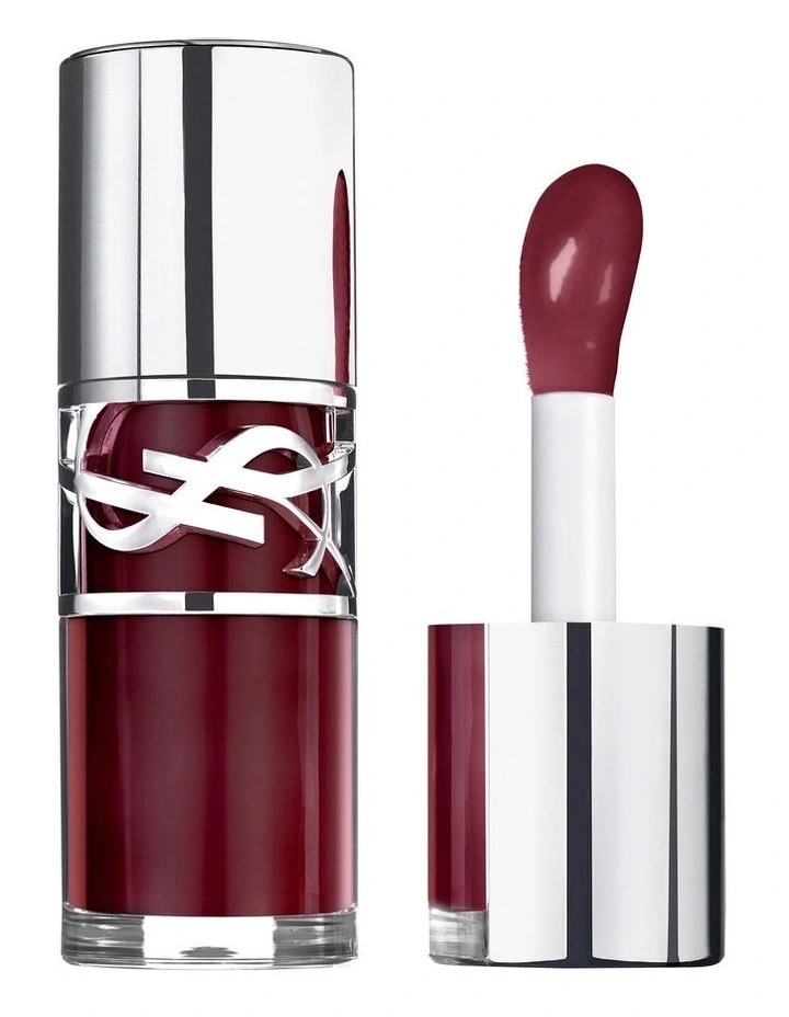 Draped Shoulder Dress in Chalk Polka Dot image 1