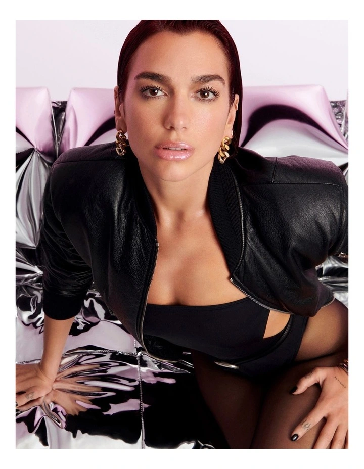 Draped Shoulder Dress in Chalk Polka Dot image 6