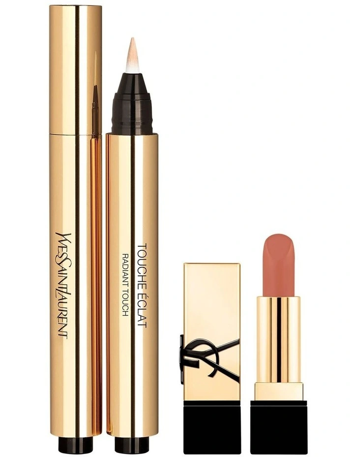 Touche Eclat Set (Includes Touche Eclat Shade 2 & Mini Rouge Pur Couture NM) image 2