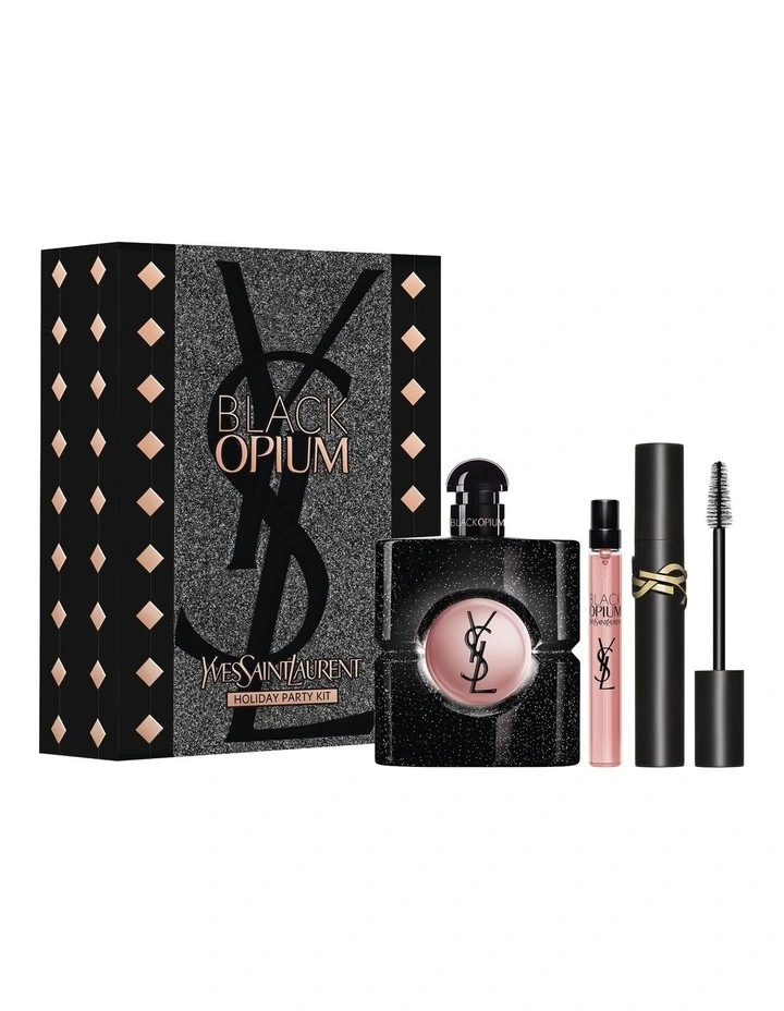 Black Opium Party Kit EDP (Includes Black Opium EDP 90ml & 10ml & Lash Clash Mascara) image 1