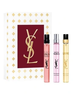 Black Opium Trio Set (Includes Black Opium EDP 10ml & Mon Paris 10ml & Libre EDP 10ml)