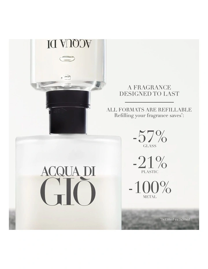 Acqua Di Gio Homme Eau De Toilette Refill 150ml image 5
