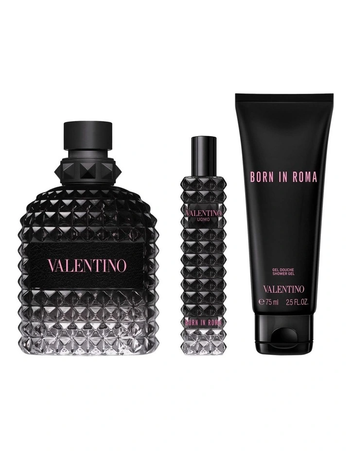 Valentino Born In Roma Uomo Eau De Toilette Set 100ml MYER