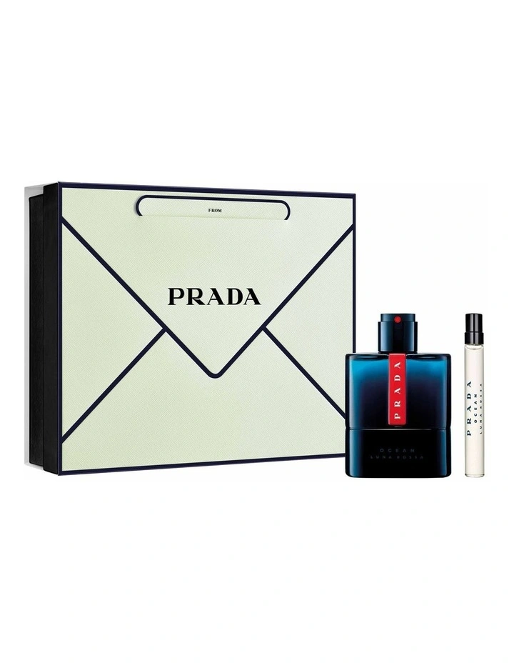 Prada Luna Rossa Ocean EDT 1000ml Set (Includes LRO EDT 10ml) image 1