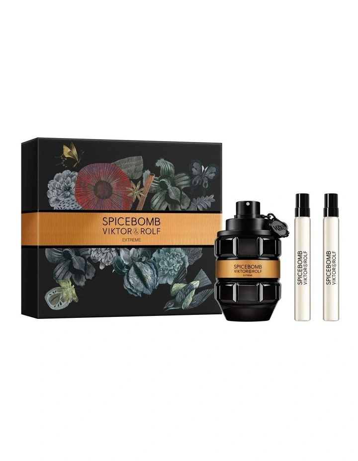 Vickor&Rolf Spicebomb Extreme EDP 90ml Set (Includes x2 EDT 10ml Travel Spray) image 2