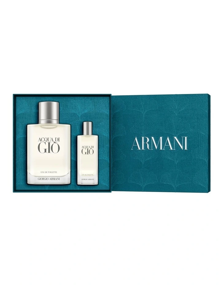 Giorgio Armani Acqua Di Gio Homme EDT 100ml Set (Includes ADGH EDT 15ml) image 3