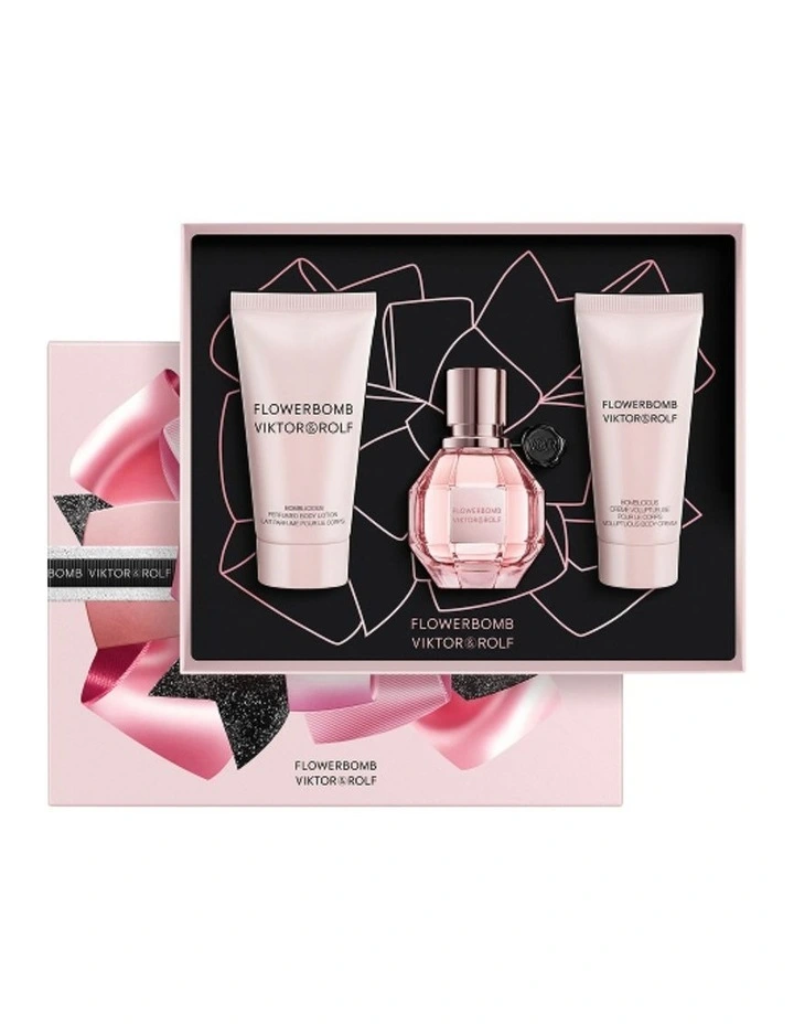 Flowerbomb Eau de Parfum 30ml Set (Includes Body Lotion 50ml & Body Cream 40ml) image 1