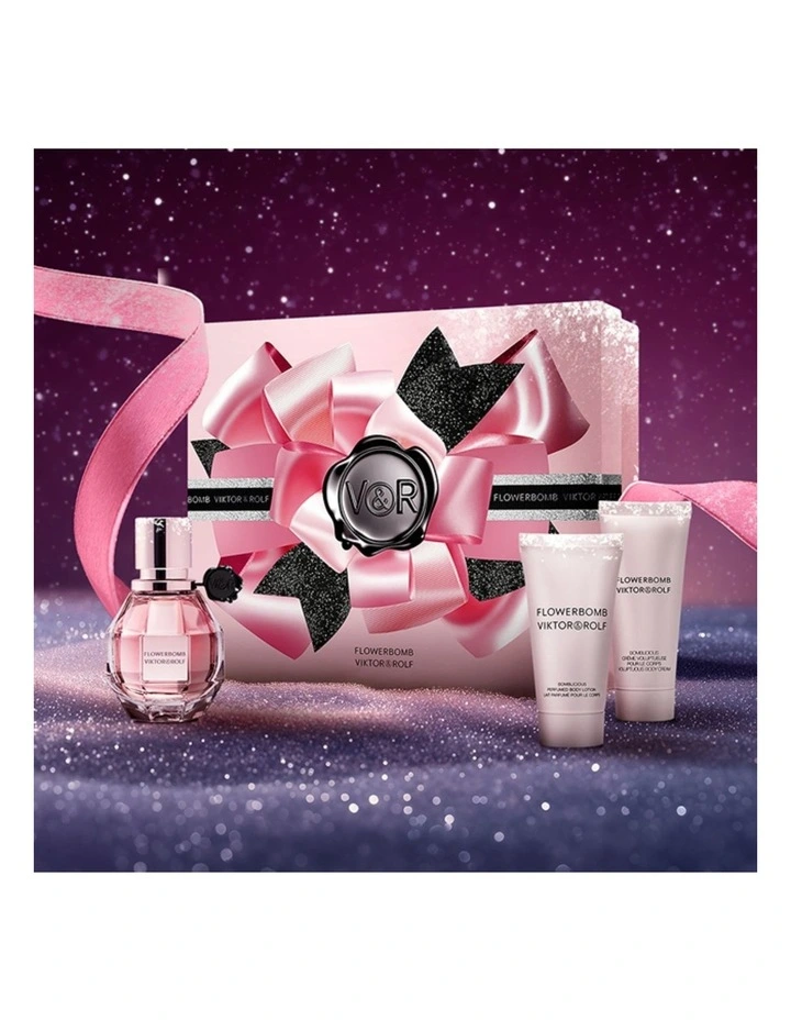 Flowerbomb Eau de Parfum 30ml Set (Includes Body Lotion 50ml & Body Cream 40ml) image 3