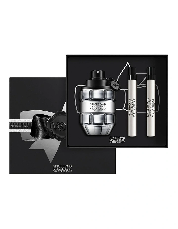 Spicebomb Metallic Musk Eau de Parfum 90ml Set (Includes Spicebomb EDP Duo 10ml) image 2