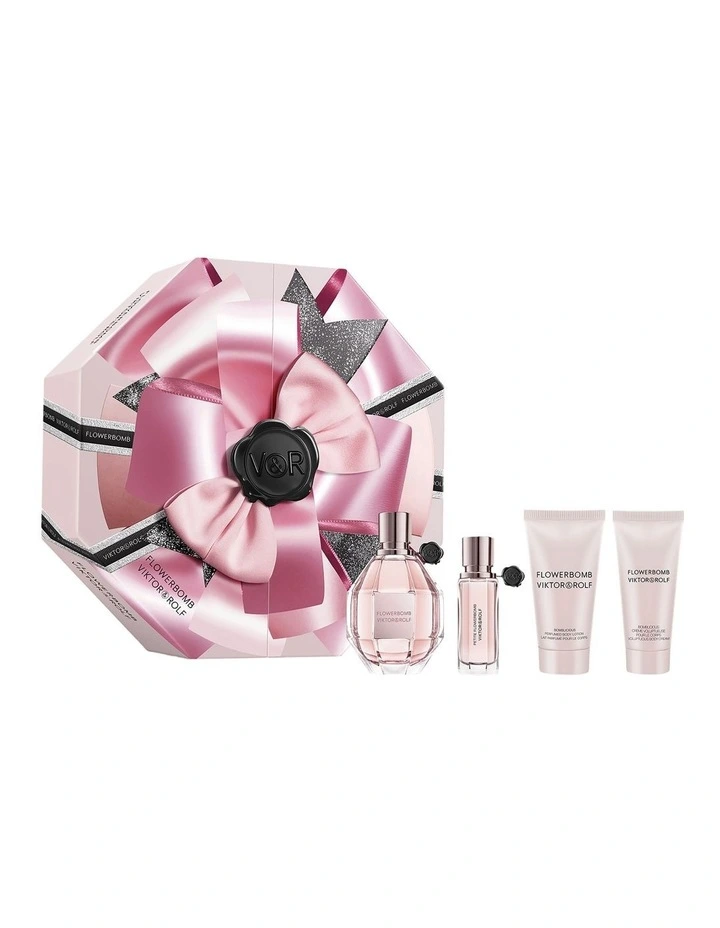 Flowerbomb Luxury 100ml Set (1000ml, 20ml, Body Lotion 50ml, Body Cream) image 1