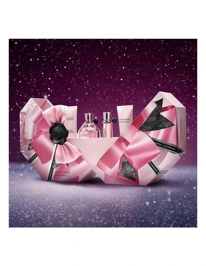 Flowerbomb Luxury 100ml Set (1000ml, 20ml, Body Lotion 50ml, Body Cream) image 3