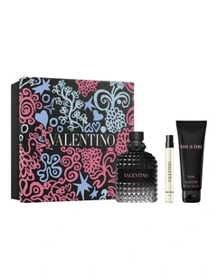 Valentino Born In Roma Uomo 100ml Set (Includes BIR Uomo 10ml & Shower Gel 75ml)