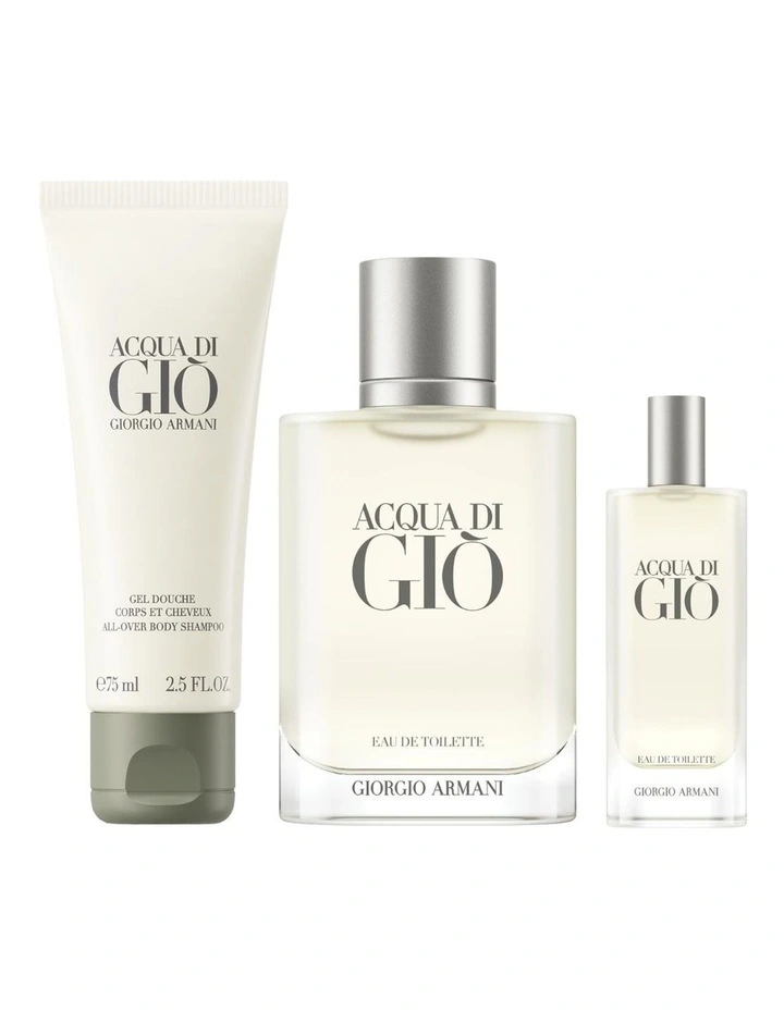 Acqua Di Gio Homme EDT 100ml Set (Includes ADGH EDT 10ml & Shower Gel 75ml) image 2