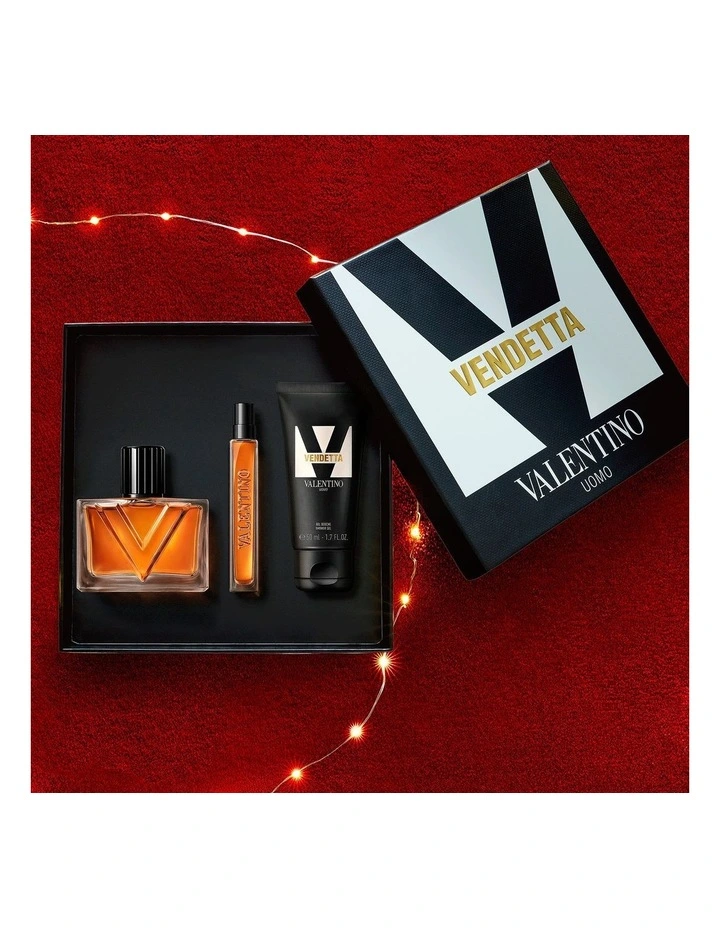 Vendetta Uomo 50ml Set (50ml, 10ml   Shower Gel) image 2