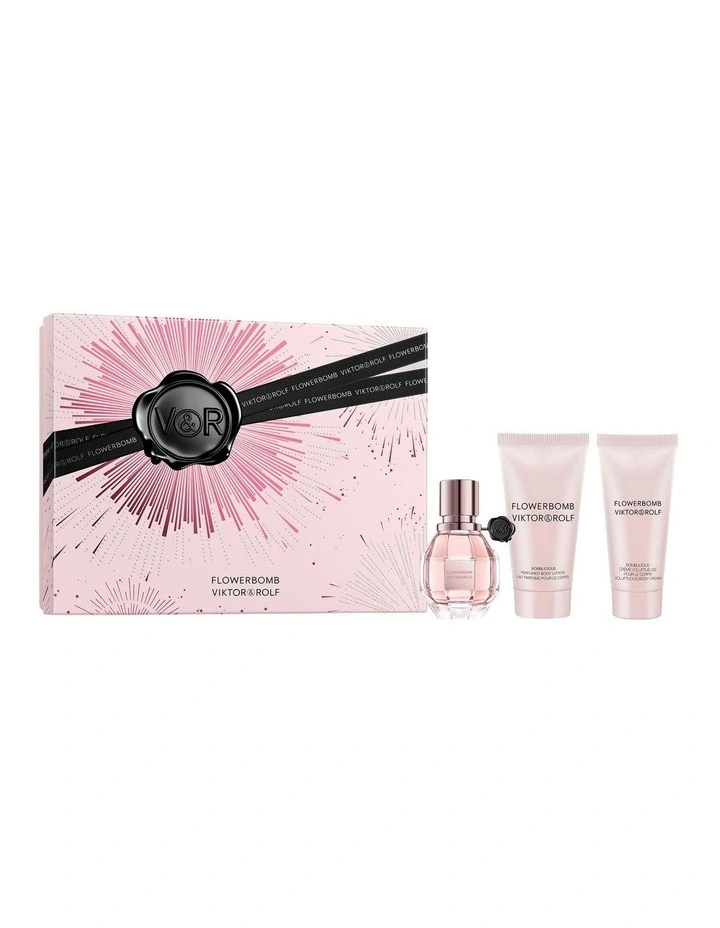 Flowerbomb EDP Giftset (30ml  Body Lotion   Body Cream) image 1