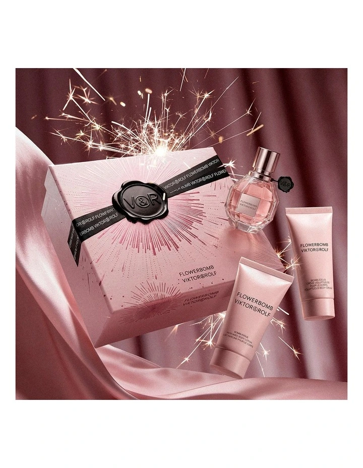 Flowerbomb EDP Giftset (30ml  Body Lotion   Body Cream) image 2