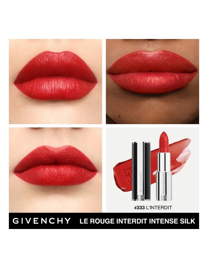 Givenchy Le Rouge Interdit Intense Silk Lipstick 3.4g in N230 Rose Boise image 3