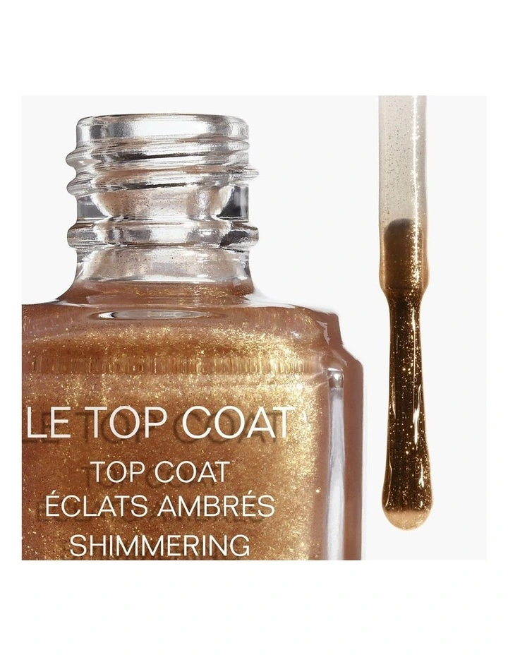 LE TOP COAT Shimmering Amber Top Coat image 2