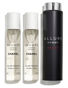 ALLURE HOMME SPORT Twist and Spray Refillable Bottle – Eau de Toilette