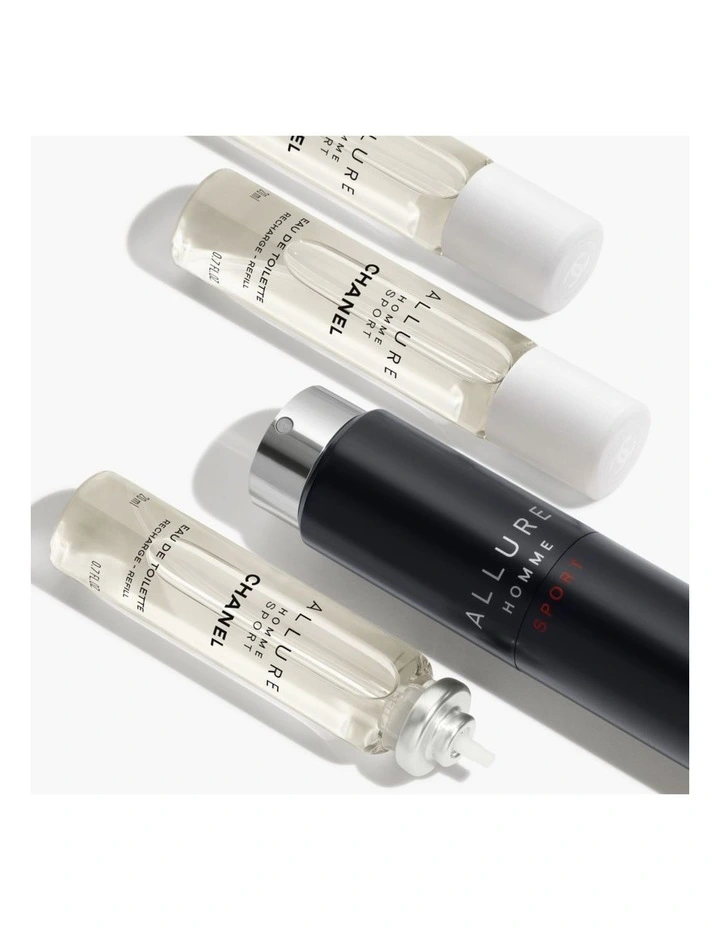 ALLURE HOMME SPORT Twist and Spray Refillable Bottle โ Eau de Toilette image 2