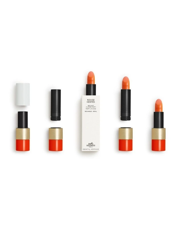 Rouge Hermès Poppy Lip Shine Refill image 4