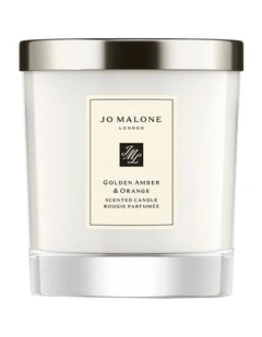 Golden Amber & Orange Scented Candle 200g