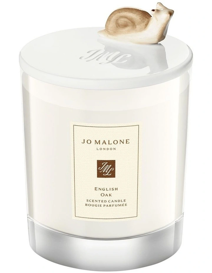 English Oak Classic Candle - Snail Lid Edition 200g image 4