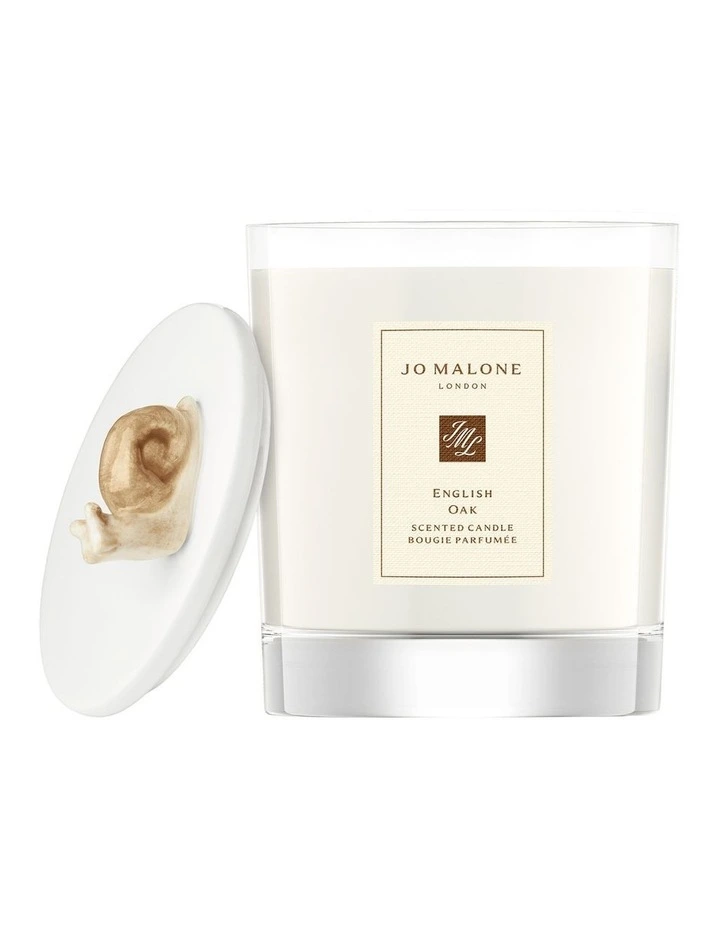 English Oak Classic Candle - Snail Lid Edition 200g image 5