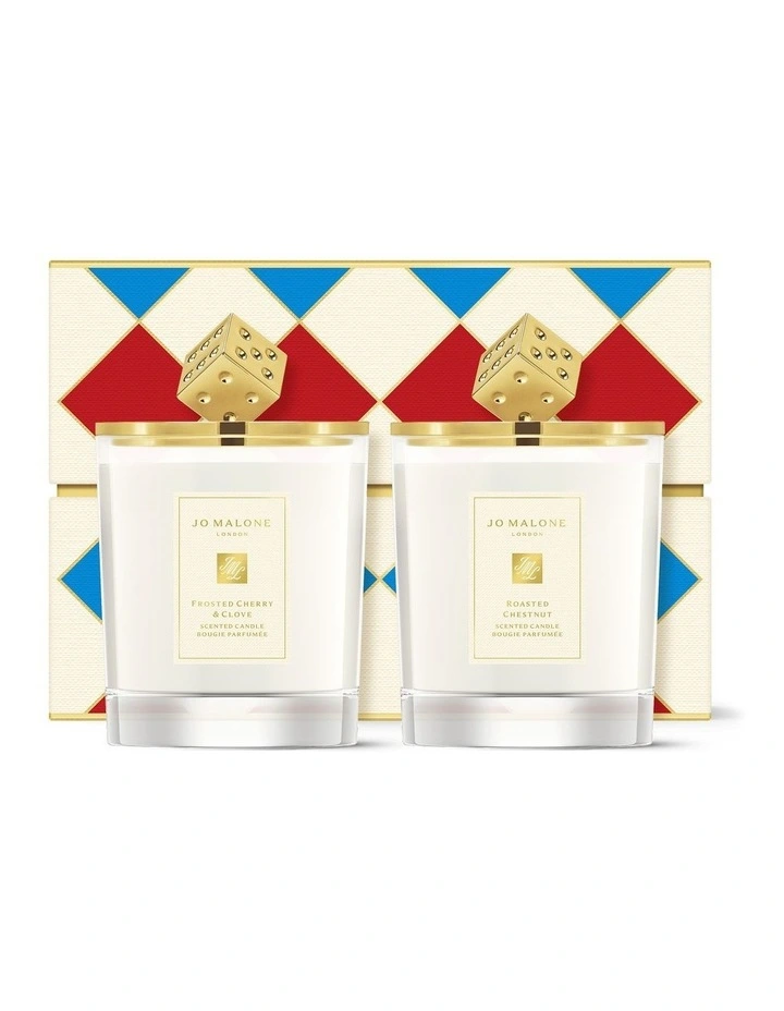 Decorated Candle Duo image 1