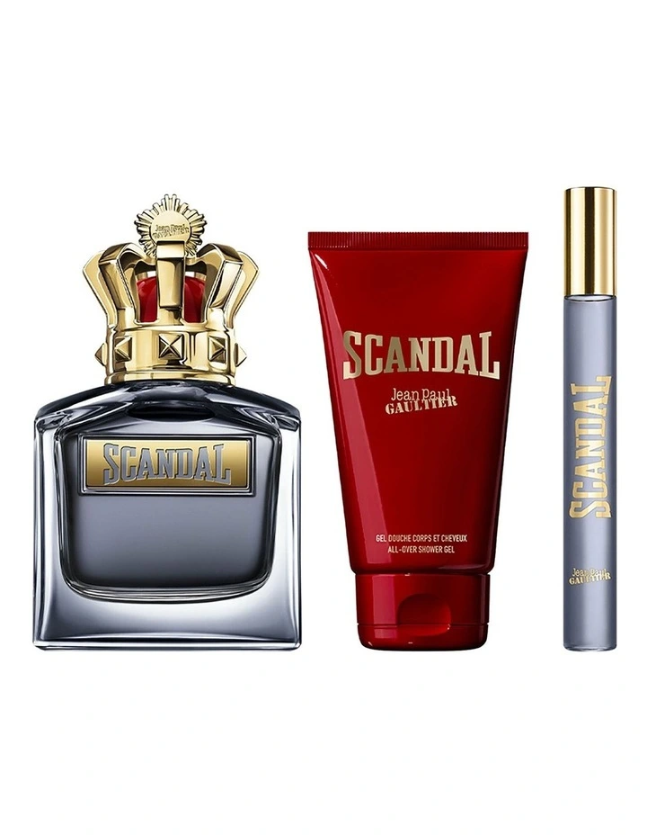 Scandal Pour Homme EDT 100mL Gift Set (Contains 100mL Fragrance, 75mL Shower Gel & 10mL Travel Spray) image 2