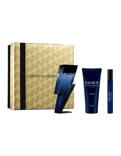 Bad Boy Cobalt 100mL Gift Set (Contains 100mL Fragrance, 100mL Shower Gel & 10mL Travel Spray)