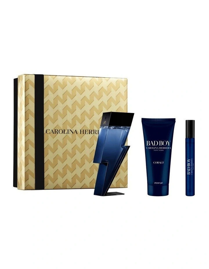 Bad Boy Cobalt 100mL Gift Set (Contains 100mL Fragrance, 100mL Shower Gel & 10mL Travel Spray) image 1