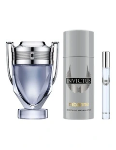 Invictus EDT 100mL Gift Set (Contains 100mL Invictus EDT, 150mL Deodorant & 10mL Travel Spray)