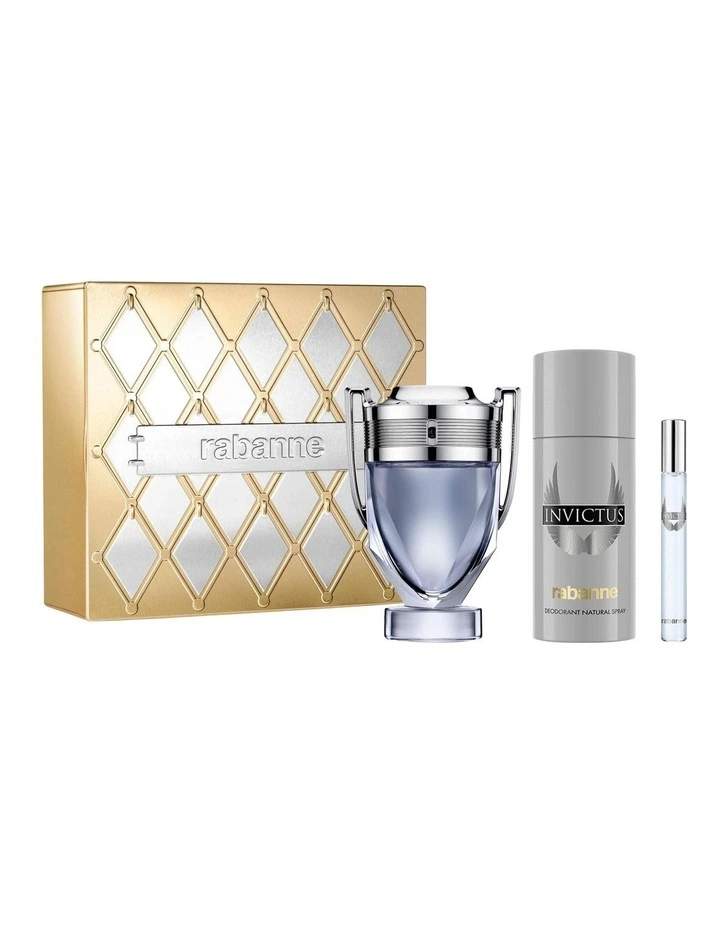Invictus EDT 100mL Gift Set (Contains 100mL Invictus EDT, 150mL Deodorant & 10mL Travel Spray) image 2