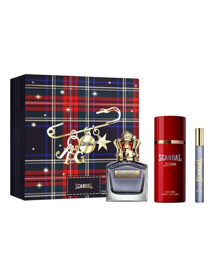Scandal Pour Homme Eau De Tiolette 100ml Gift Set image 2