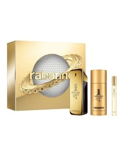 Rabanne 1 Million EDT 100mL Gift Set (Contains 100mL Fragrance, 150mL Deodorant & 10mL Travel Spray)