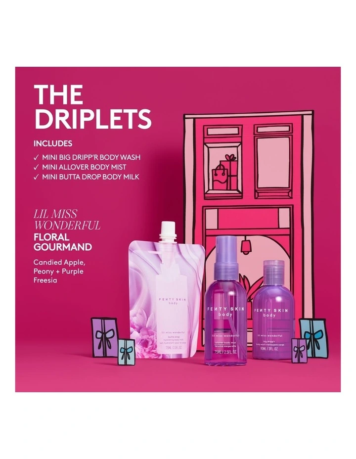 THE DRIPLETS MINI BODY WASH, MILK MIST SET image 2