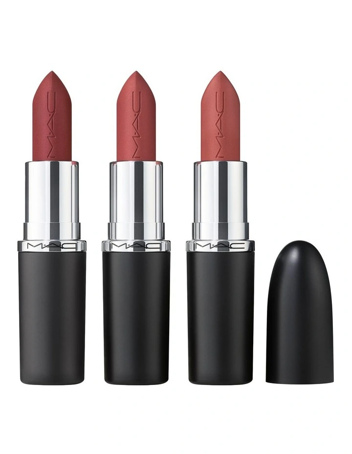 MACximal Silky Matte Lipstick Trio / Sepia Collection image 1