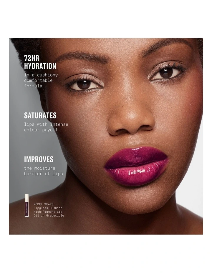 Lipglass Cushion High-Pigment Lip Oil image 6