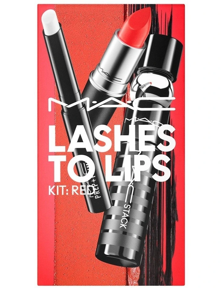 M.A.C Lashes To Lips Kit In Red | MYER