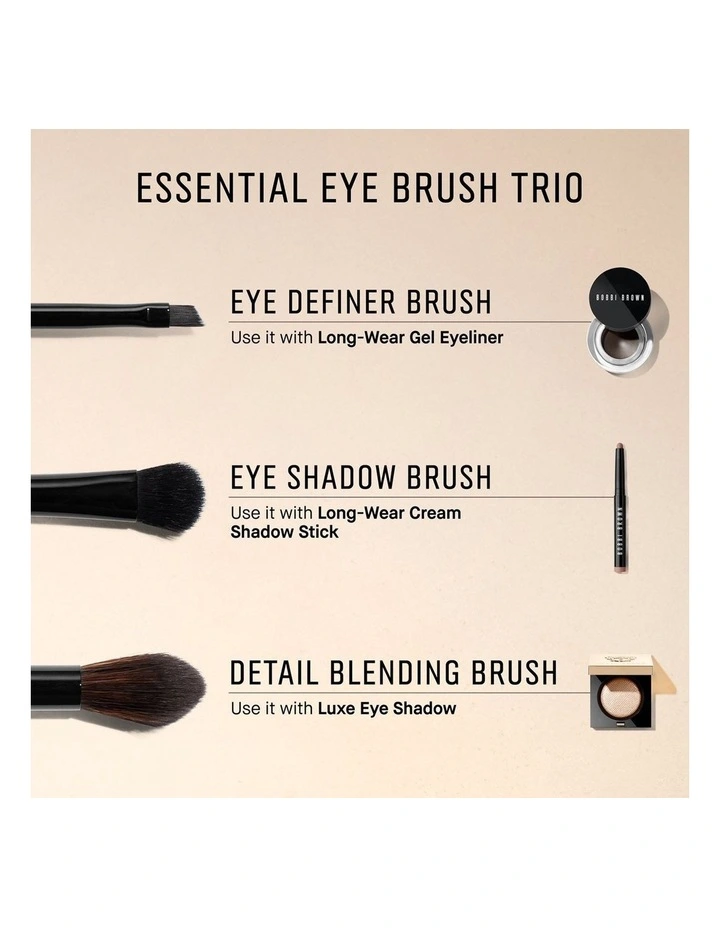 Essential Eye Brush Trio image 3