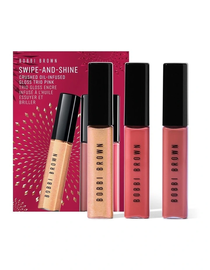 Swipe-and-Shine Crushed Oil-Infused Gloss Trio Lip Gloss image 1