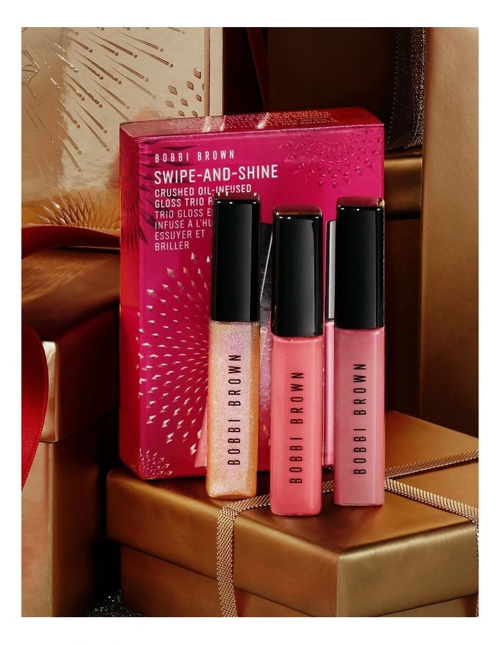 Swipe-and-Shine Crushed Oil-Infused Gloss Trio Lip Gloss image 5