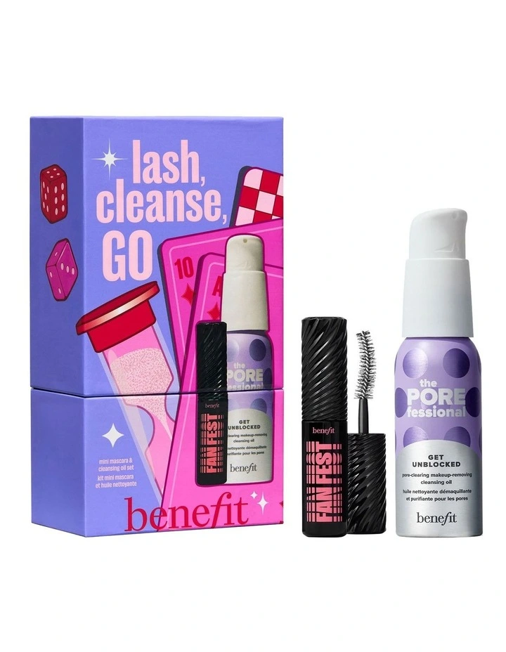 Lash, Cleanse, GO Mini Mascara & Cleansing Oil Set image 1