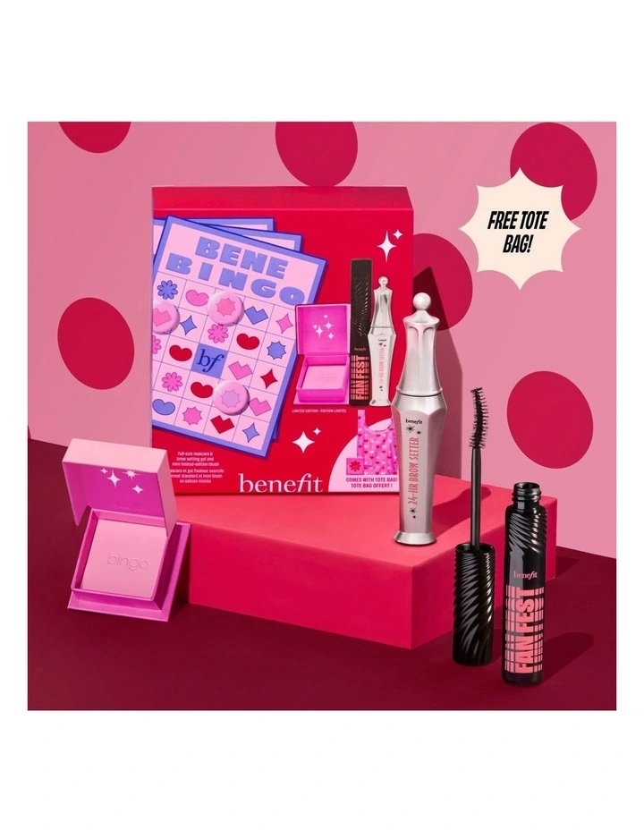 Benebingo Full-size Mascara, Brow Setting Gel And Mini Limited-Edition Blush image 2