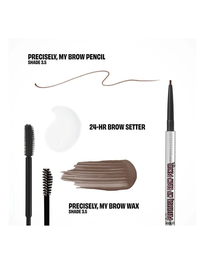 The Brow Booth Limited Edition Full-Size & Mini Brow Trio in Shade 3.5 image 2