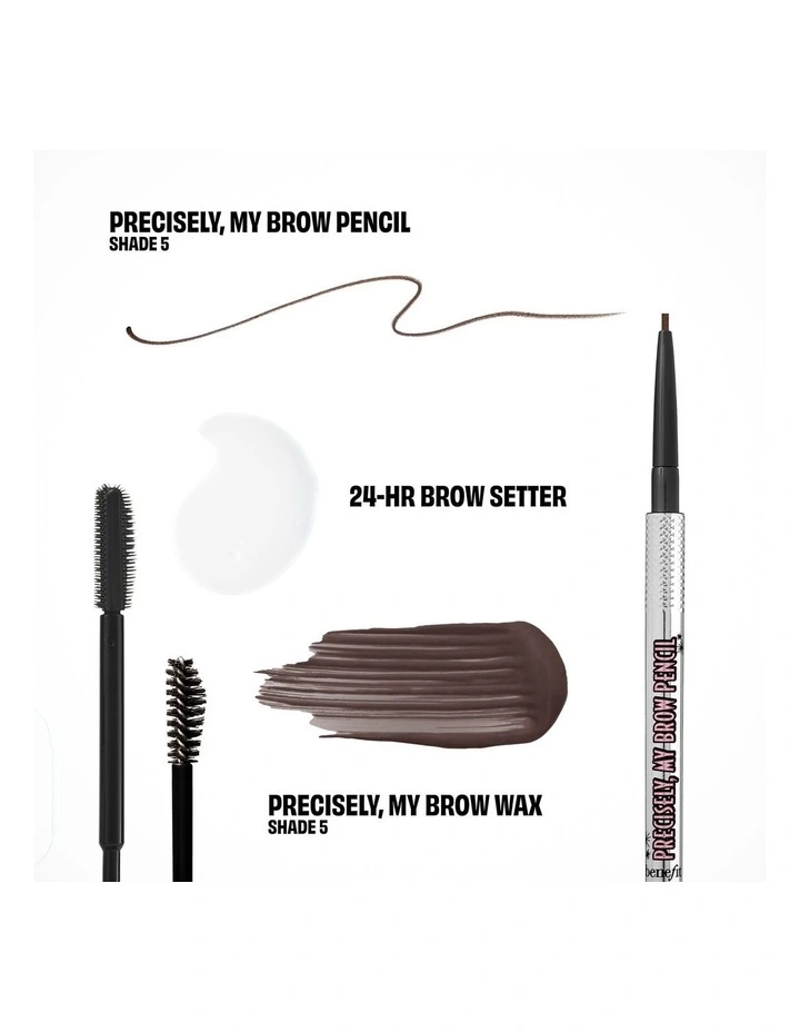The Brow Booth Limited Edition Full-Size & Mini Brow Trio in Shade 5 image 2