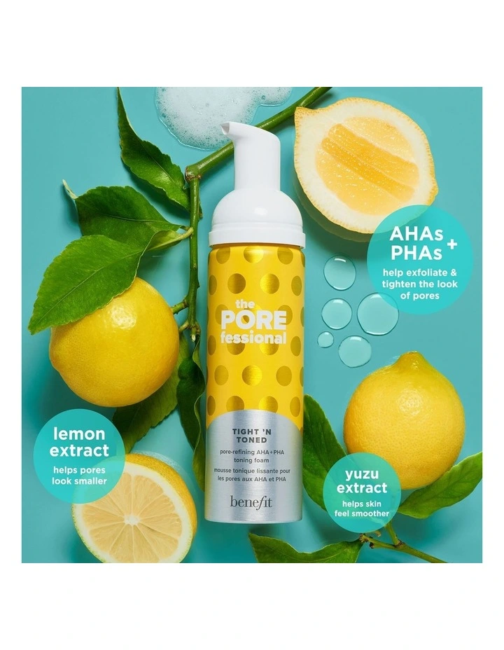 Tight N Toned Pore-Refining AHA And PHA Toning Foam 133ml image 3
