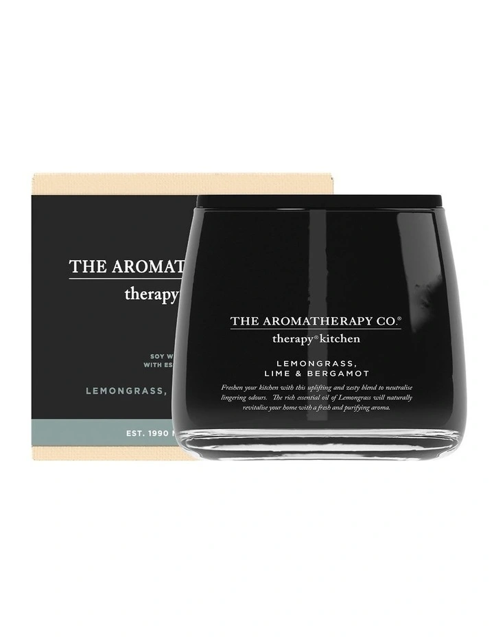 Therapy Kitchen Lemongrass Lime & Bergamot Candle image 1