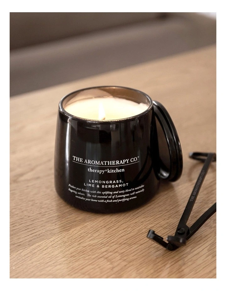 Therapy Kitchen Lemongrass Lime & Bergamot Candle image 3